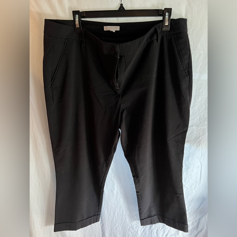 New York & Co. black Capri pants